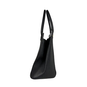 Burberry silver black leather handbag